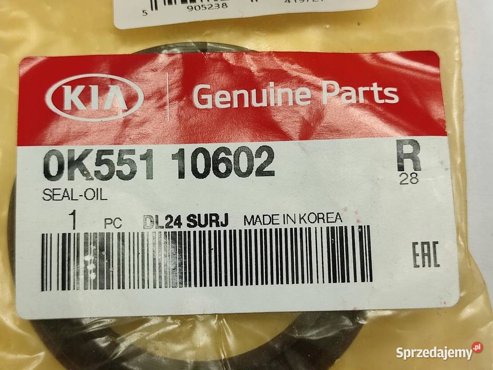 USZCZELNIACZ WAŁU KORBOWEGO KIA CARNIVAL III VQ sprzedam