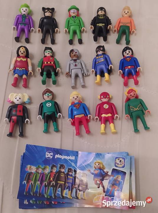 Figurki Playmobil DC 15 sztuk Playmobil Gdańsk sprzedam