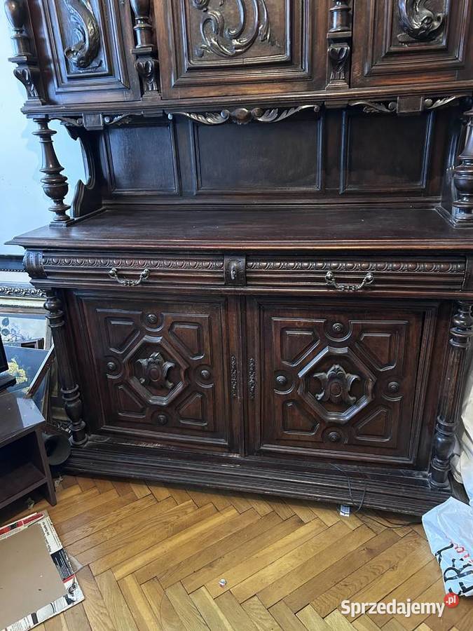 stary kredens rzeźbiony łódzkie Radomsko sprzedam