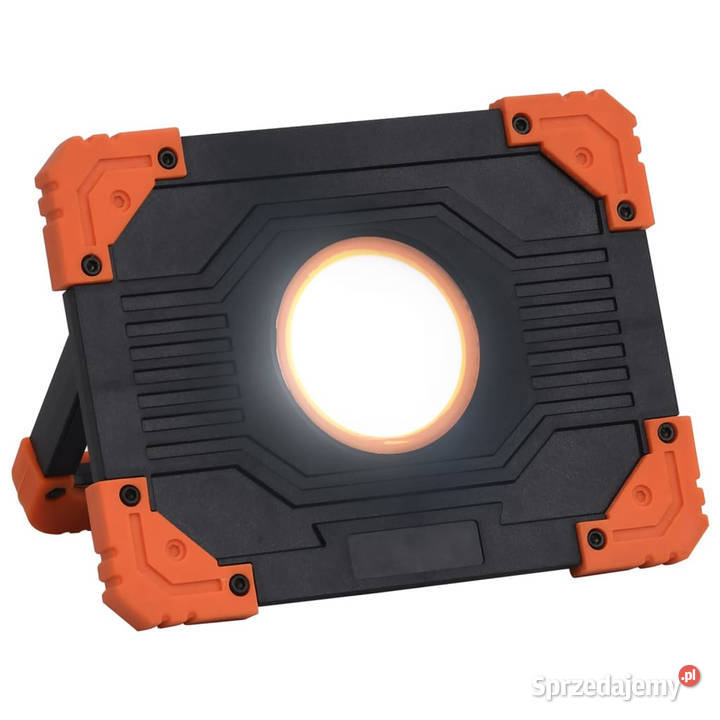 Przenośny reflektor LED ABS 10 W zimne białe Pozostałe