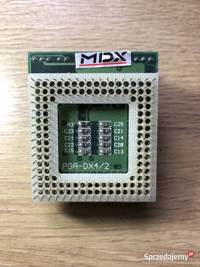 Procesor Am486 DX4100 plus Adapter PGADX42 CPU Nowosiedlice