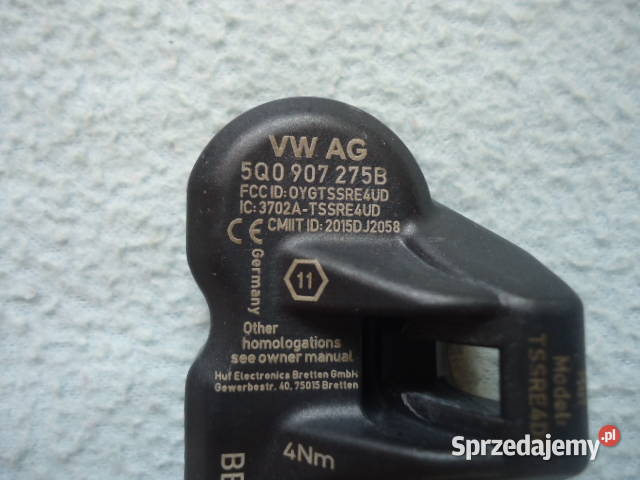 ORYGINALNE CZUJNIKI CIŚNIENIA VW GRUP OE Jaworzno