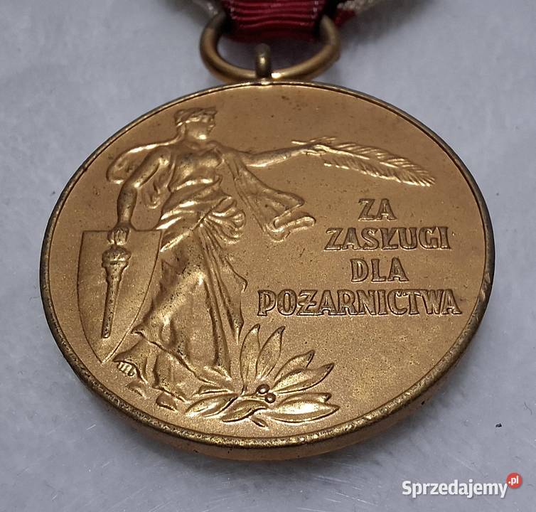 Medal zasługi pożarnictwa Zw Ochotniczych Straży śląskie Czeladź