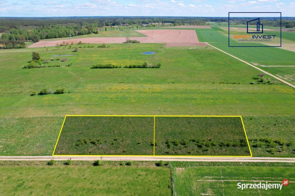 Działki z warunkami zabudowy jeziora i lasów 1382m2 Świętajno