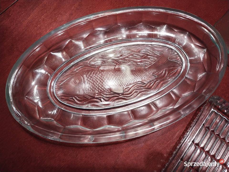 Półmiski kryształ perełki PRL Antykwariat Bydgoszcz
