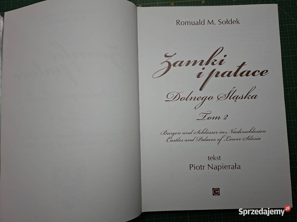 Zamki i pałace Dolnego Śląska tom I i II RM małopolskie Kraków