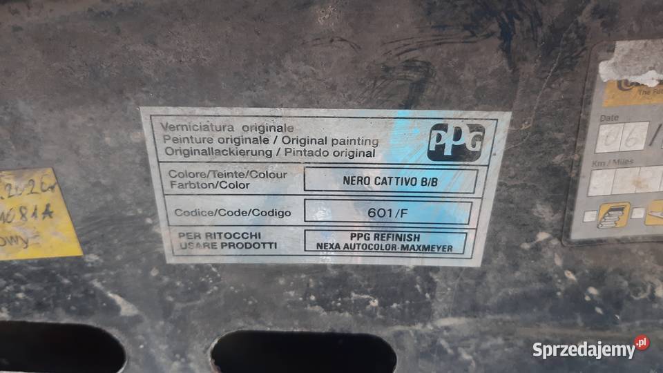 maska lak 601F Fiat Croma II 0507r Dębno sprzedam