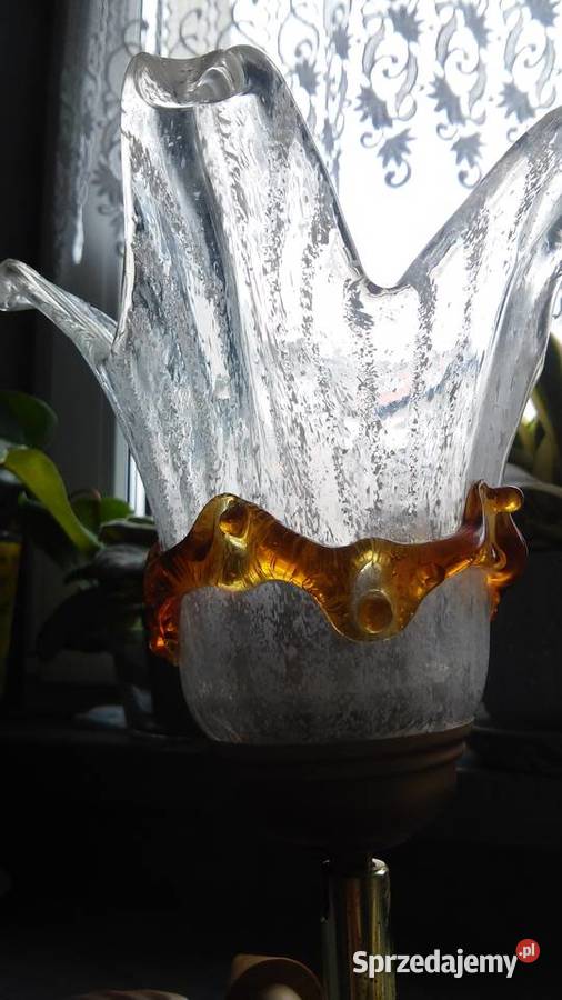 Lampa sufitowa szkło plus metal Koszalin