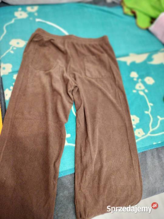 spodnie sztruksowe Rozmiar XL Drągowina