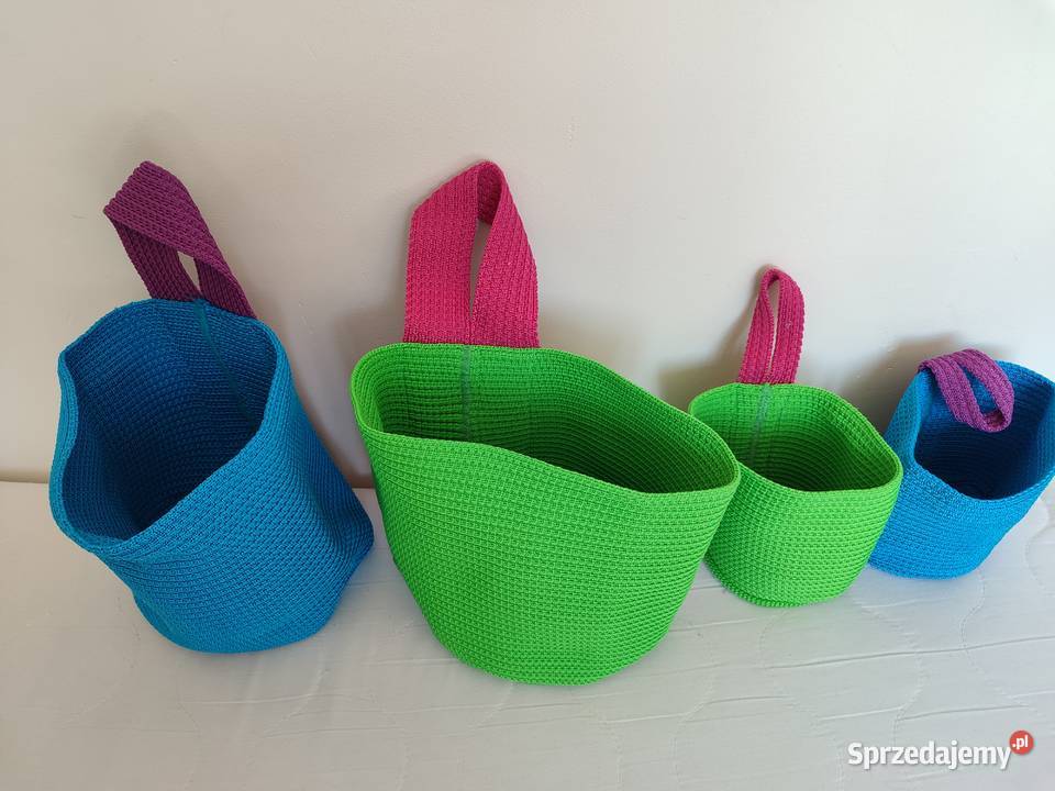 Koszyki plecione Ikea Stickat Organizery