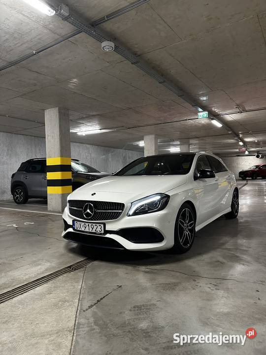 MercedesBenz Klasa A 180 7GDCT AMG Line Salon welurowa tapicerka Klasa A Wrocław