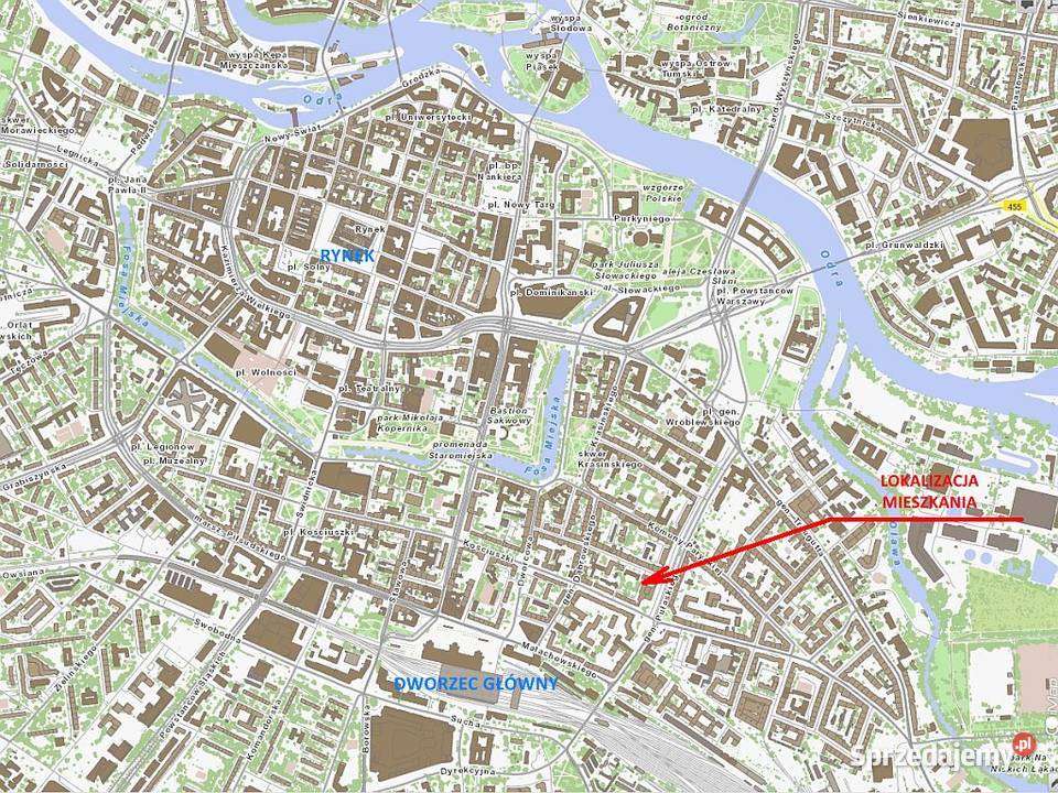 2pokojowe w samym centrum miasta dolnośląskie Wrocław