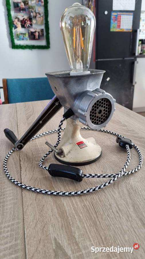 Lampy z maszynek do mielenia mięsa Loft vintage śląskie Czechowice-Dziedzice