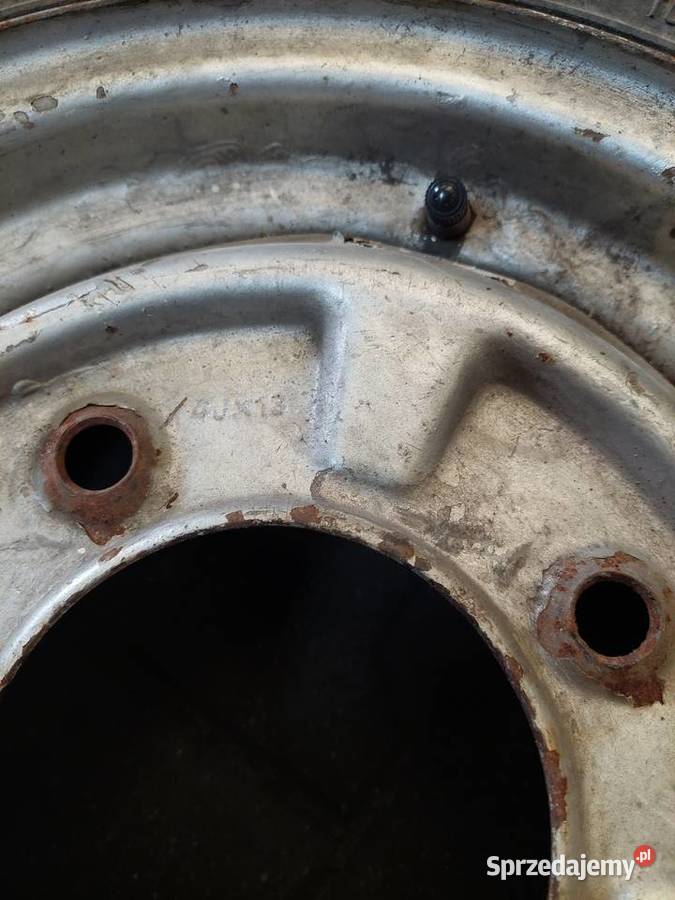 Kolo Felga Opona Trabant 4JX13 15570R13 DDR PRL śląskie Kłobuck