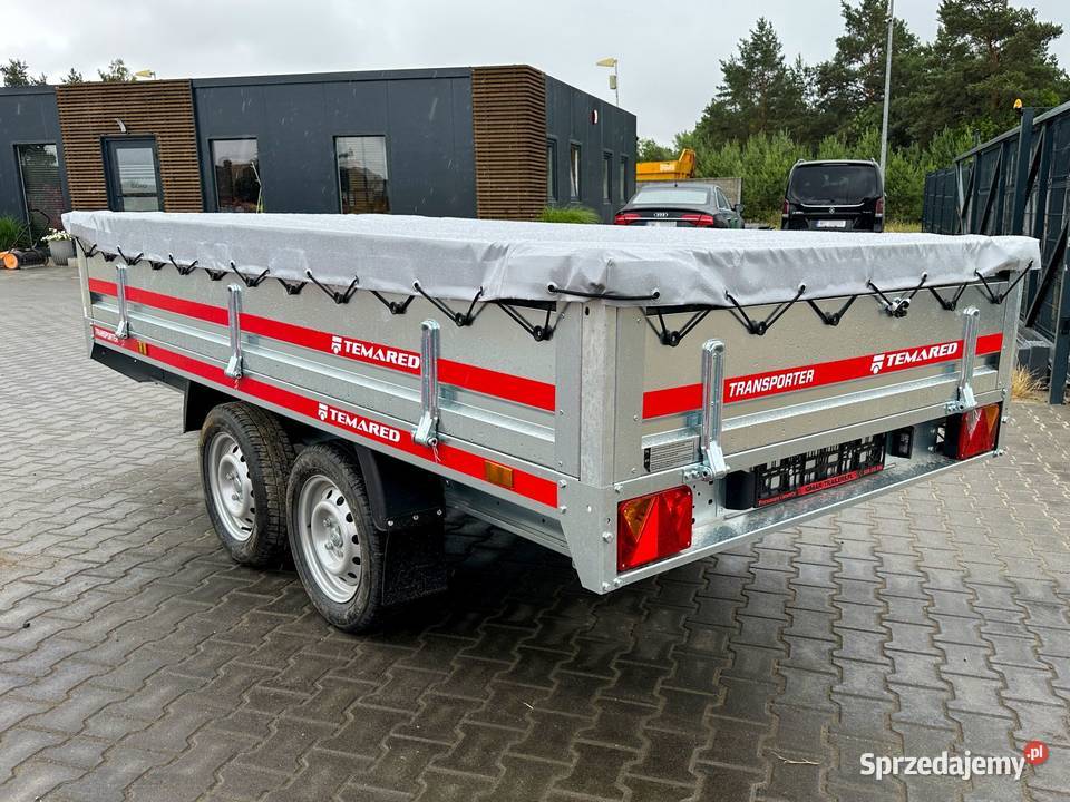 Przyczepa TEMARED TRANSPORTER 30152 z plandeką Cegielsko