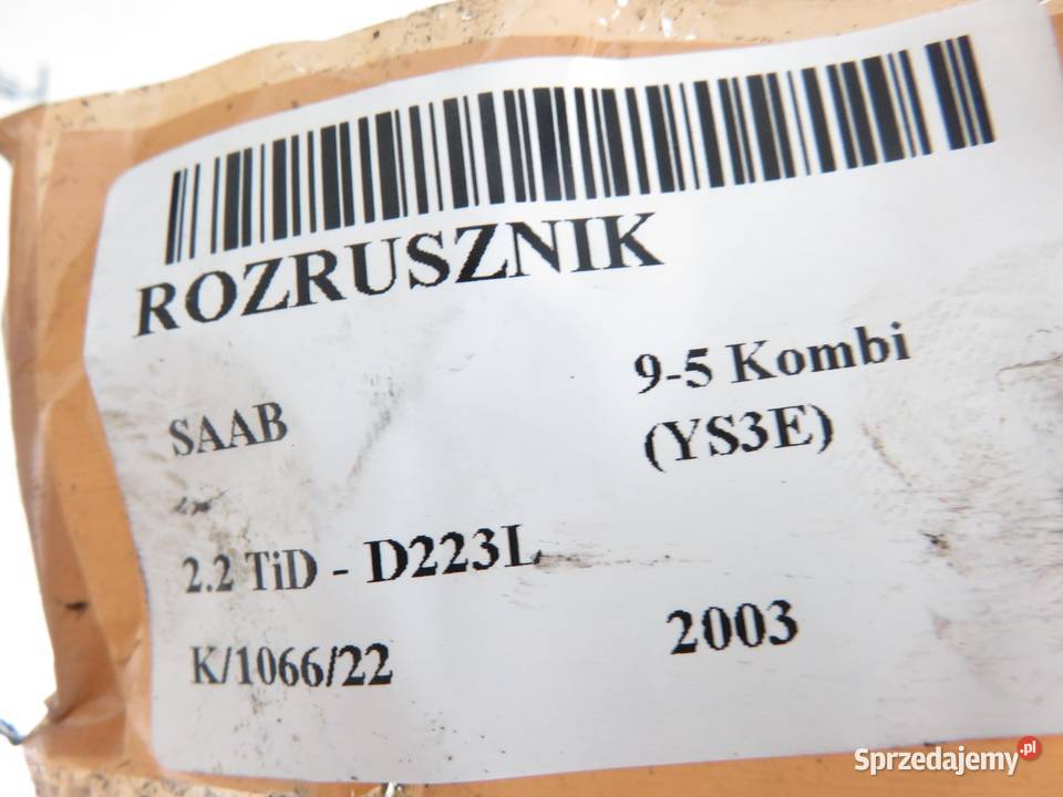 ROZRUSZNIK SAAB 95 22 TiD D223L
