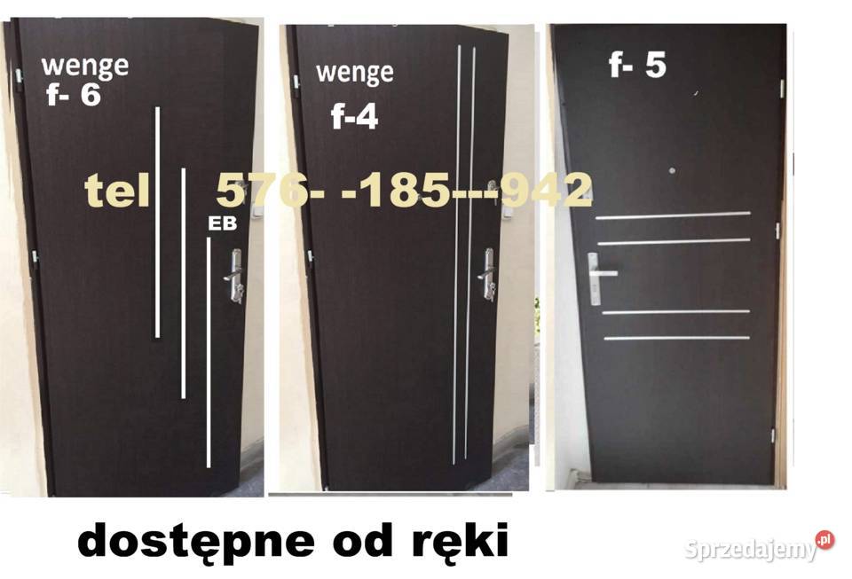 Drzwi z montażem wejściowe ZEWNĘTRZNE akustyczne Bytom sprzedam