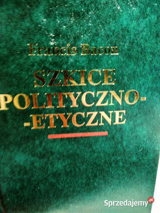 Książki prezenty Szkice polityczno etyczne Bacon