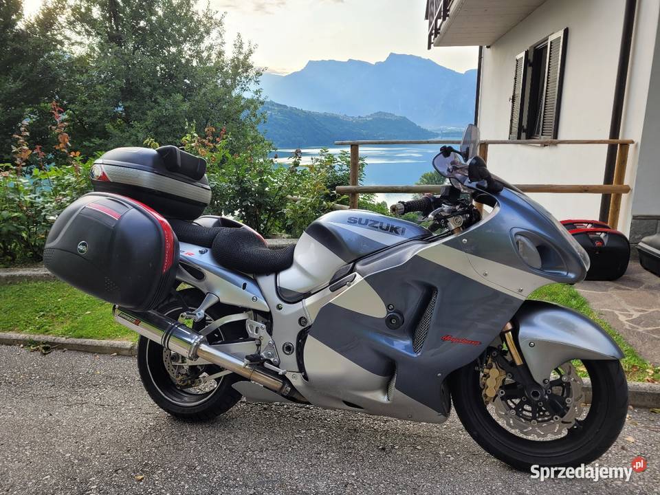 SUZUKI GSX 1300R Hayabusa 1 gen 2004 kufry dużo łańcuch Brzezie