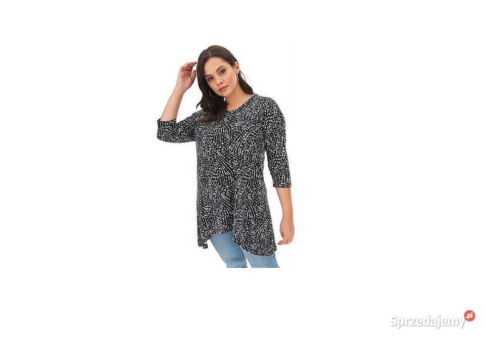 40 Tunika czarna Capsule 96 rękaw 34 Moda i Styl śląskie
