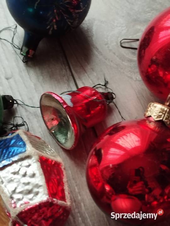 bombki szklane stare prl kolekcjonerów 39 sztuk Poznań