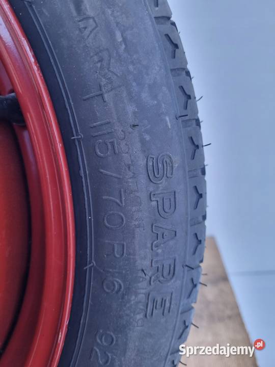Saab 95 95 I KOŁO DOJAZDOWE dojazdówka 11570 R16 Chełm