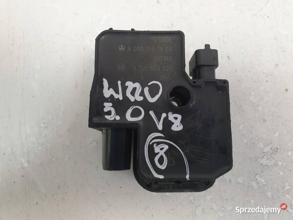 Mercedes W220 50 V8 CEWKA ZAPŁONOWA A0001587803 osobowe lubelskie Chełm