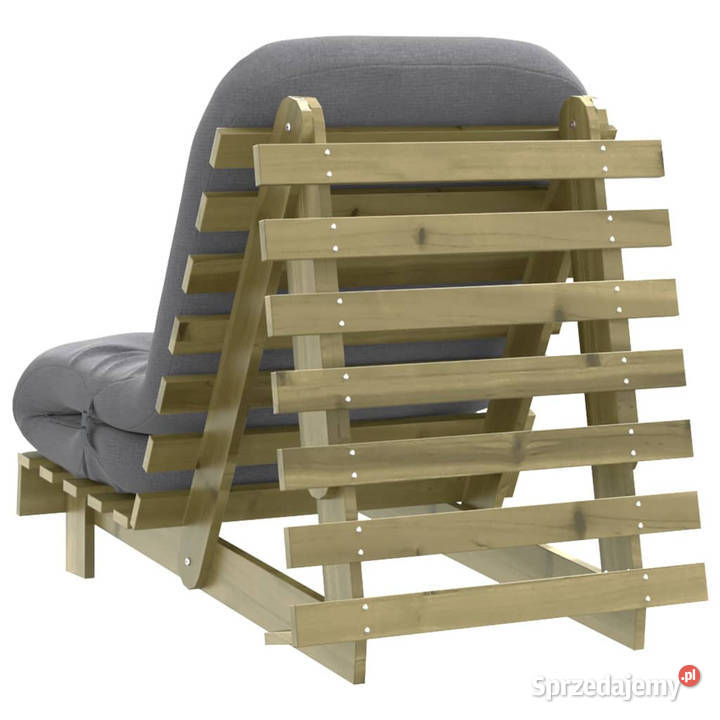 Sofa rozkładana futon z materacem 70x206x11 Warszawa
