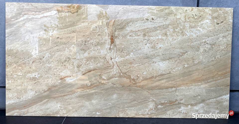 Gres marmuropodobny 120x60 Krem Beż POŁYSK Łask sprzedam