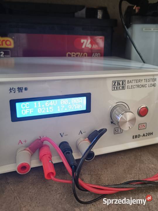 EBDA20H ZKE TECH tester pojemności baterii Lublin sprzedam