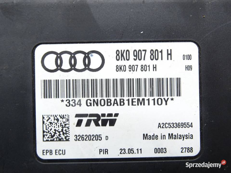 MODUŁ STEROWNIK HAMULCA RĘCZNEGO 8K0907801H AUDI