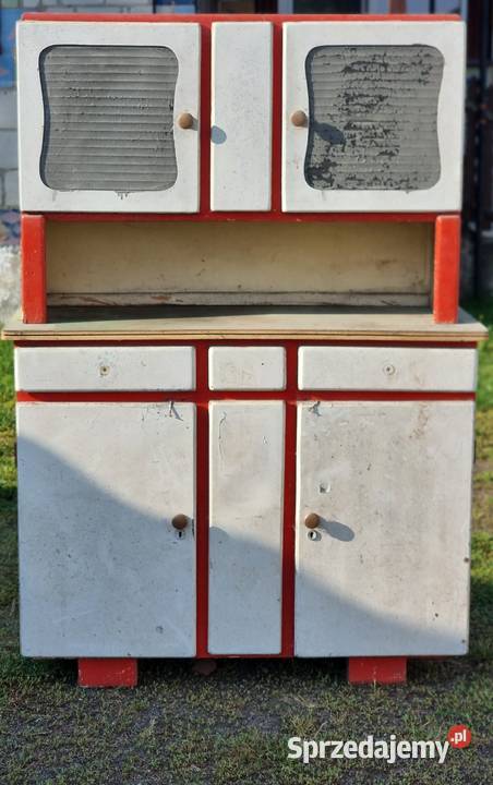 Stary Kredens kuchenny mebel ścianka PRL vintage mazowieckie