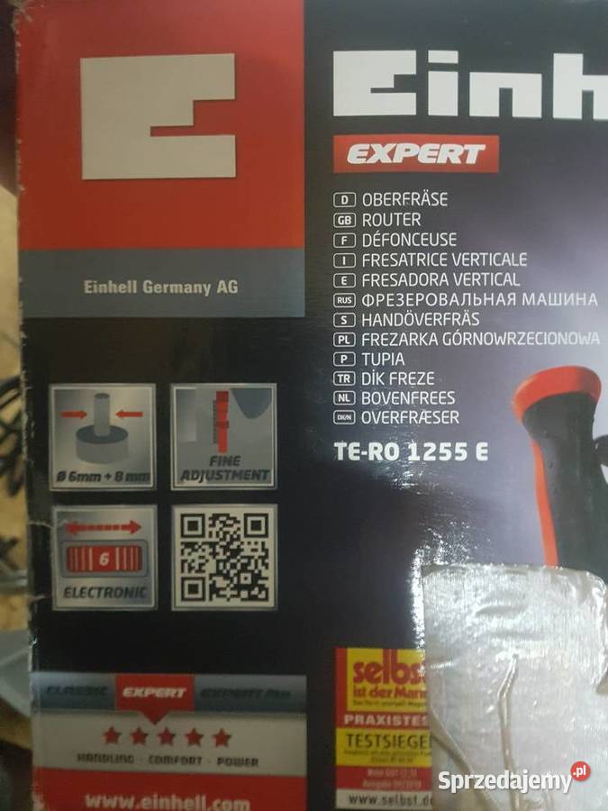 EINHELL FREZARKA GÓRNO WRZECIONOWA TERO 1255 E