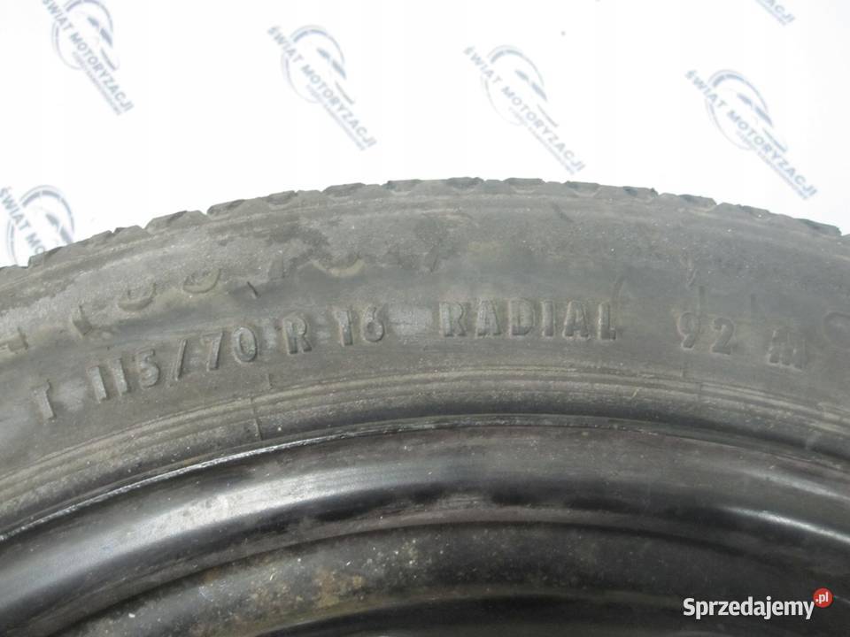 OPEL VECTRA C koło dojazdowe 1157016 92M 5x110