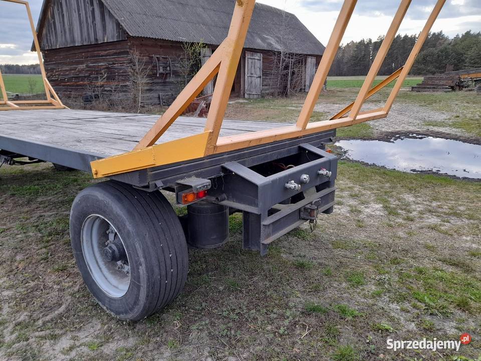 Przyczepa transportowa platforma laweta do bel Curyn