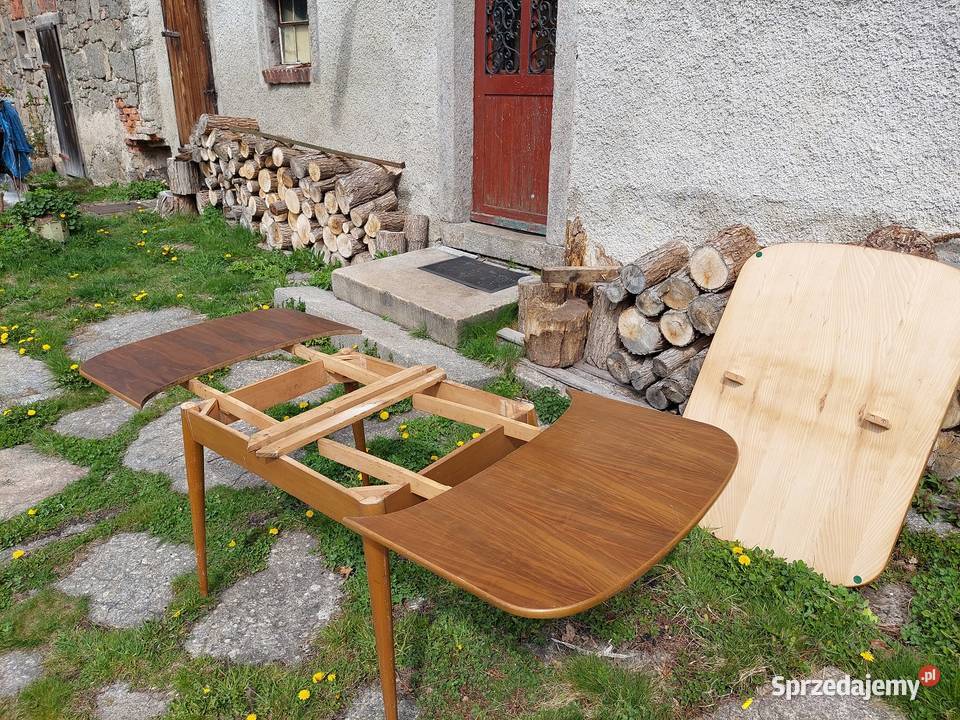 stół rozkładany lata 60te 120216x85 85cm Jelenia Góra