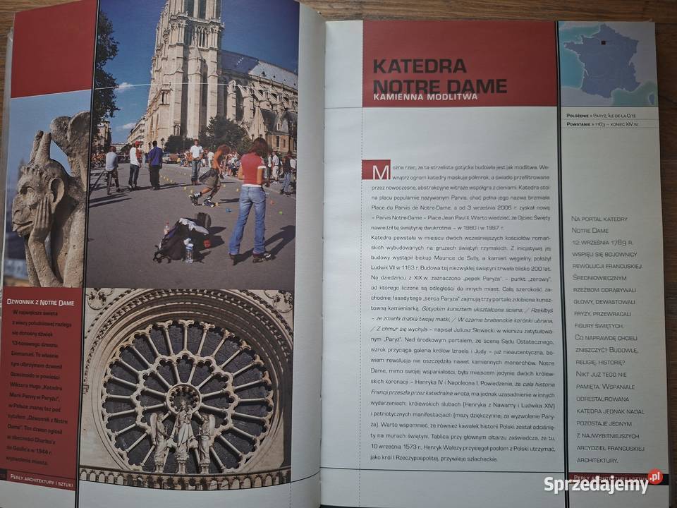 Francja cuda świata Rzeczpospolita Mapy i przewodniki Kraków