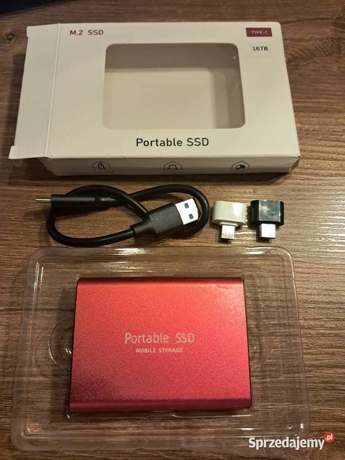 nowy dysk zewnętrzny 16TB ssd brak paragonu Sandomierz