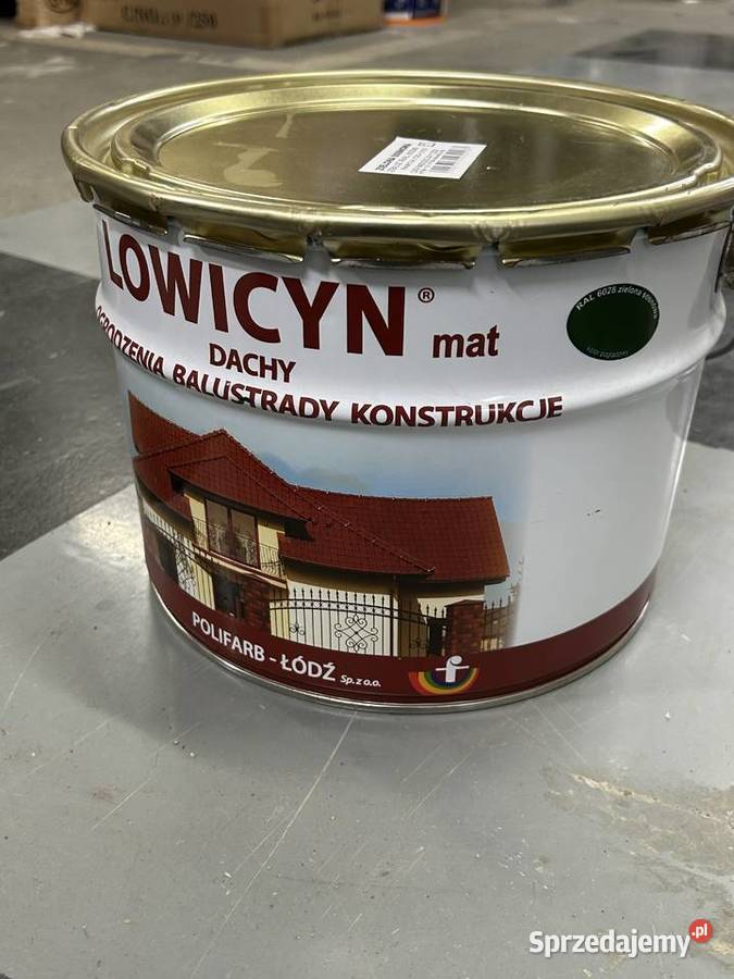 LOWICYN ZIELONY SOSNOWY RAL6028 MAT 10L podkarpackie Stalowa Wola