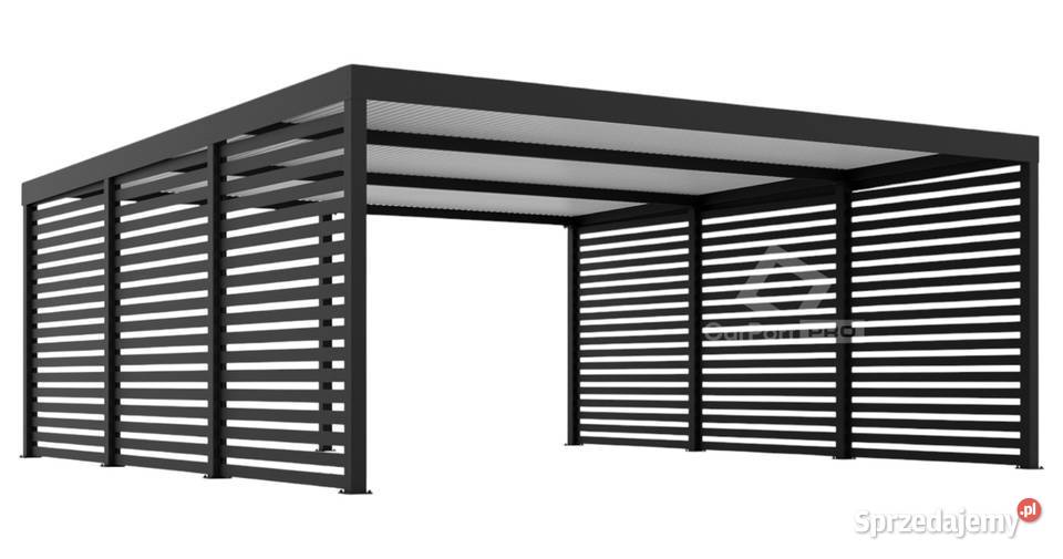 CarPort PREMIUM wiata samochodowa 6x57 antracyt Tarnobrzeg