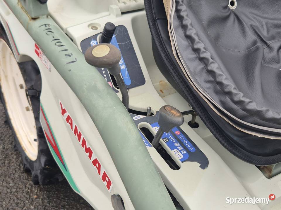 Traktorek traktor YANMAR A10D z Glebogryzarką Rewers mechaniczny