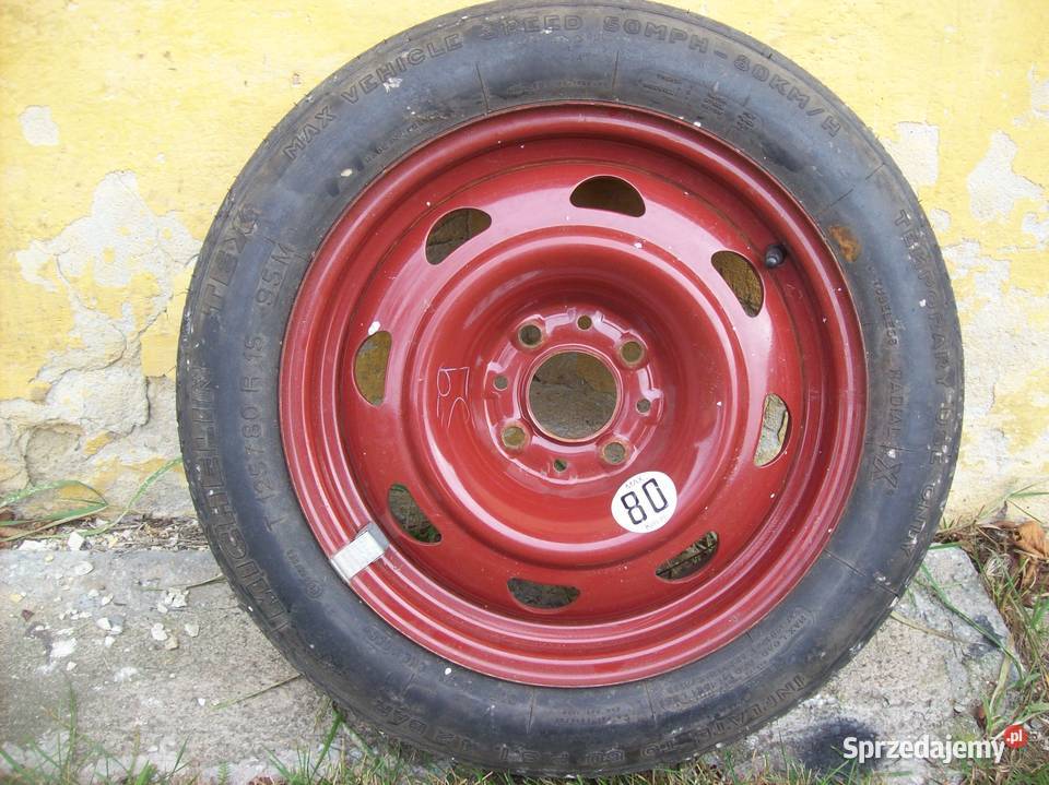 Koło dojazdowe Peugeot 15 4x108 Dąbrowa Zielona