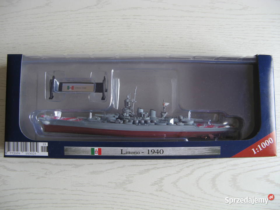 Kolekcja Okrętów Wojennych Littorio model Pozostałe