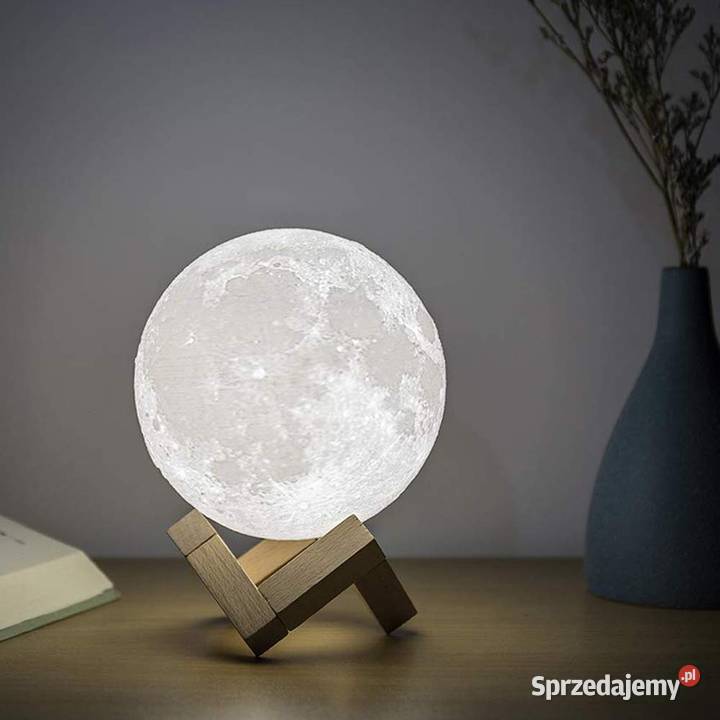 Lampka Nocna Świecący Księżyc 3D MOON LIGHT Nowy Sącz sprzedam