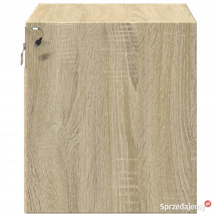 Wiszące szafki nocne z LED 2 dąb sonoma WM852094 Nocne Warszawa sprzedam