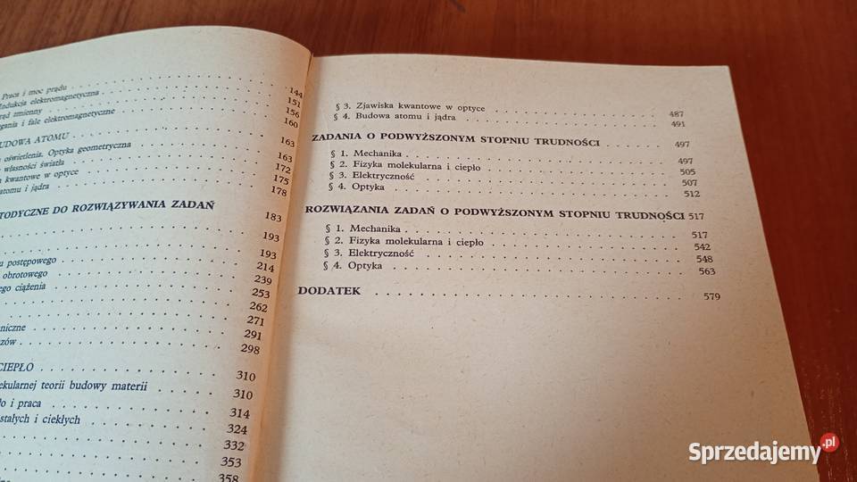 Zadania z fizyki SU Gonczarenko 1973 Podręczniki Gdańsk
