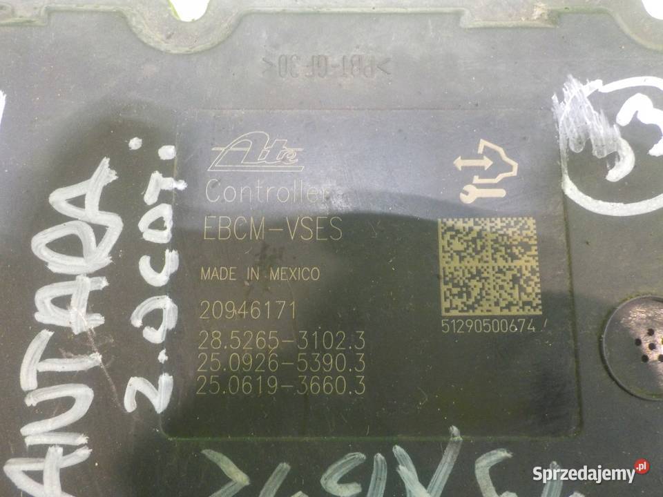 OPEL ANTARA LIFT 22 CDTI 12r pompa ABS 95196739 mazowieckie Suków