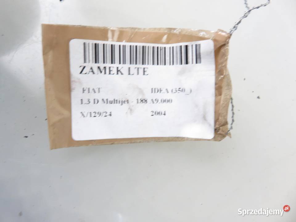 ZAMEK LEWY TYLNY FIAT IDEA 51708423 6 PIN