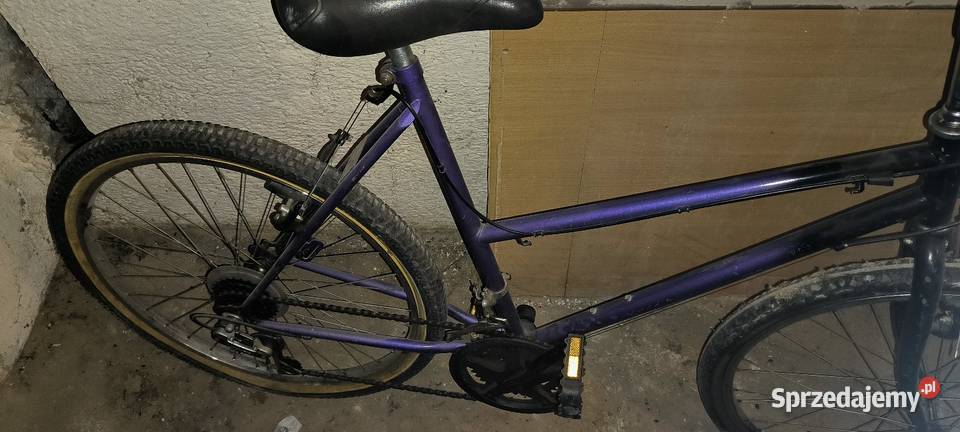 Rower damski 15 fioletowo czarny