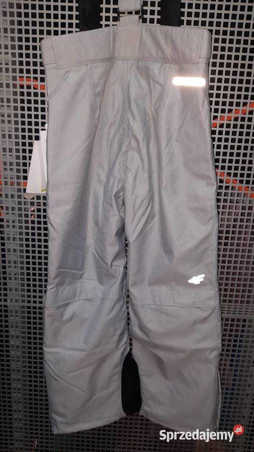 Spodnie narciarskie dziewczęce 4F granat szary Dębica